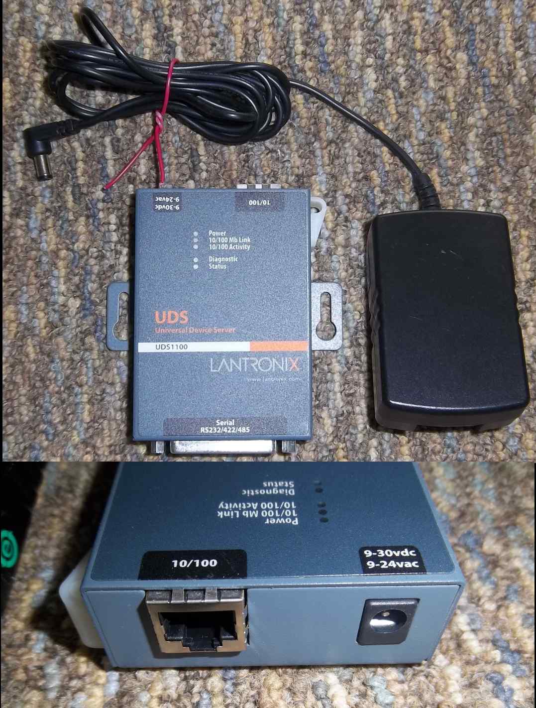 Lantronix UDS1100 - One Port Serial (RS232/ RS422/ RS485) To IP