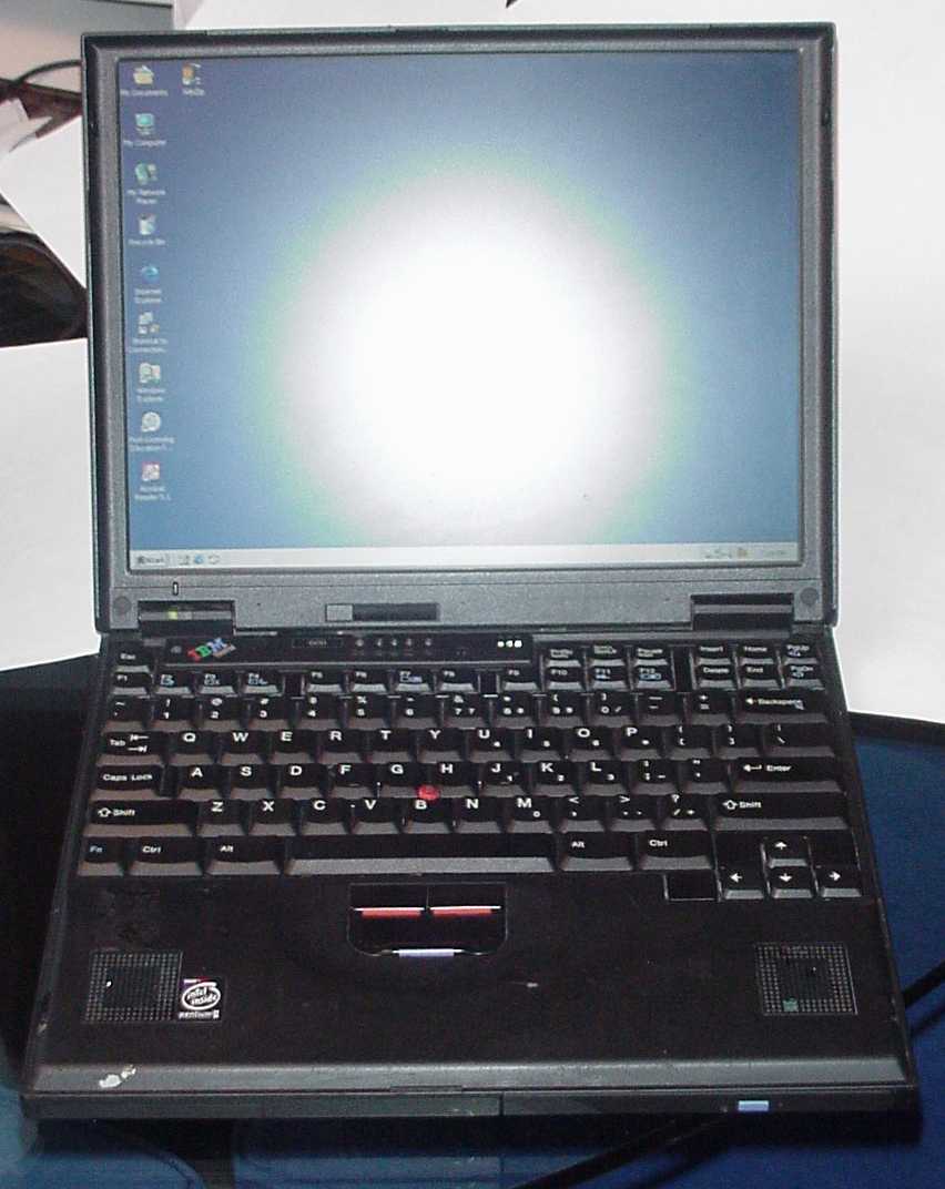 IBM Thinkpad 600 266Mhz 32MRAM 3GigHD WIN2K computers laptops