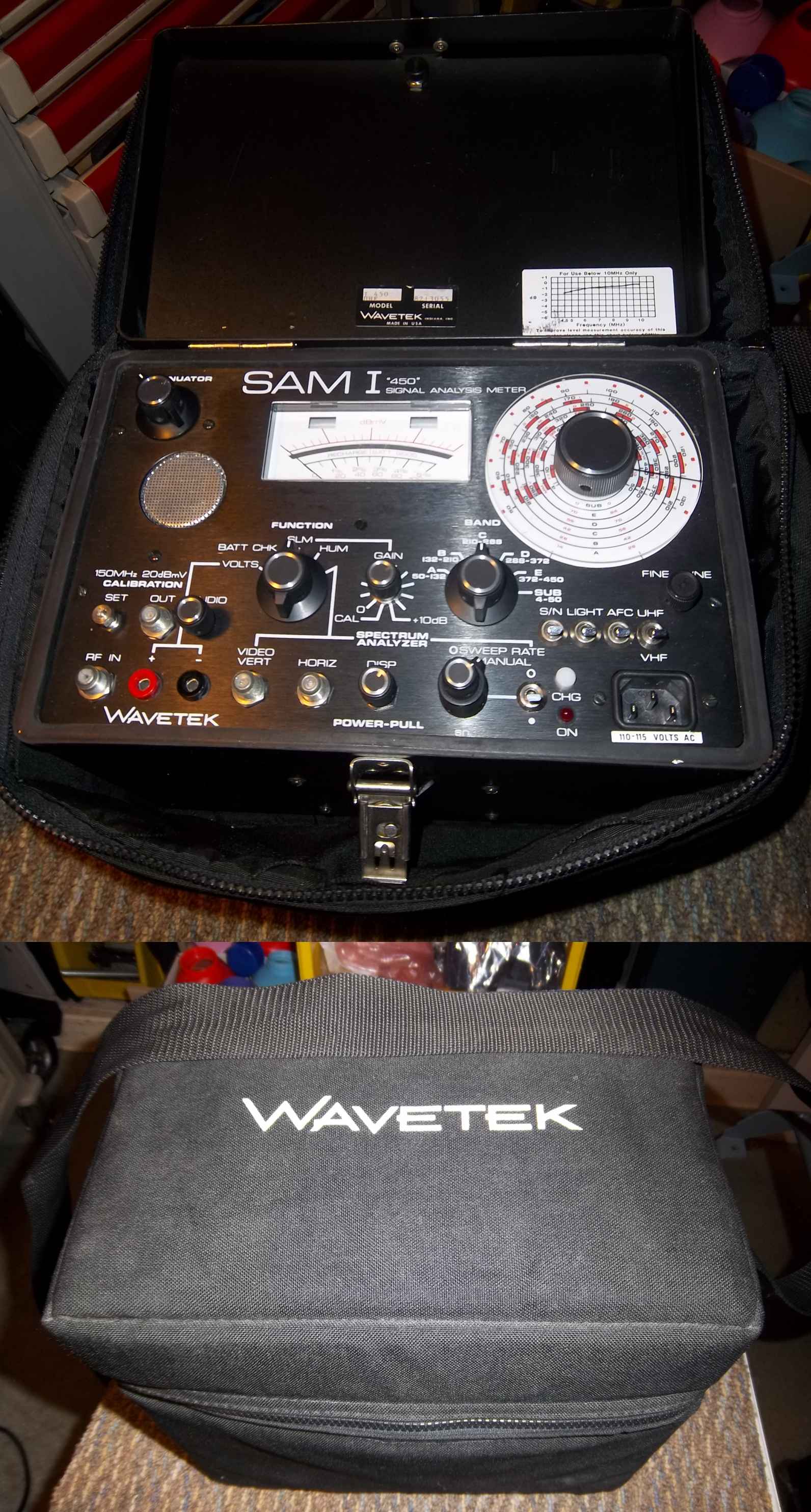 Wavetech Sam I Signal Analysis Meter - I 450UHF  meters wavetech Wavetech Sam1 Signal Analysis Meter - I450UHF 