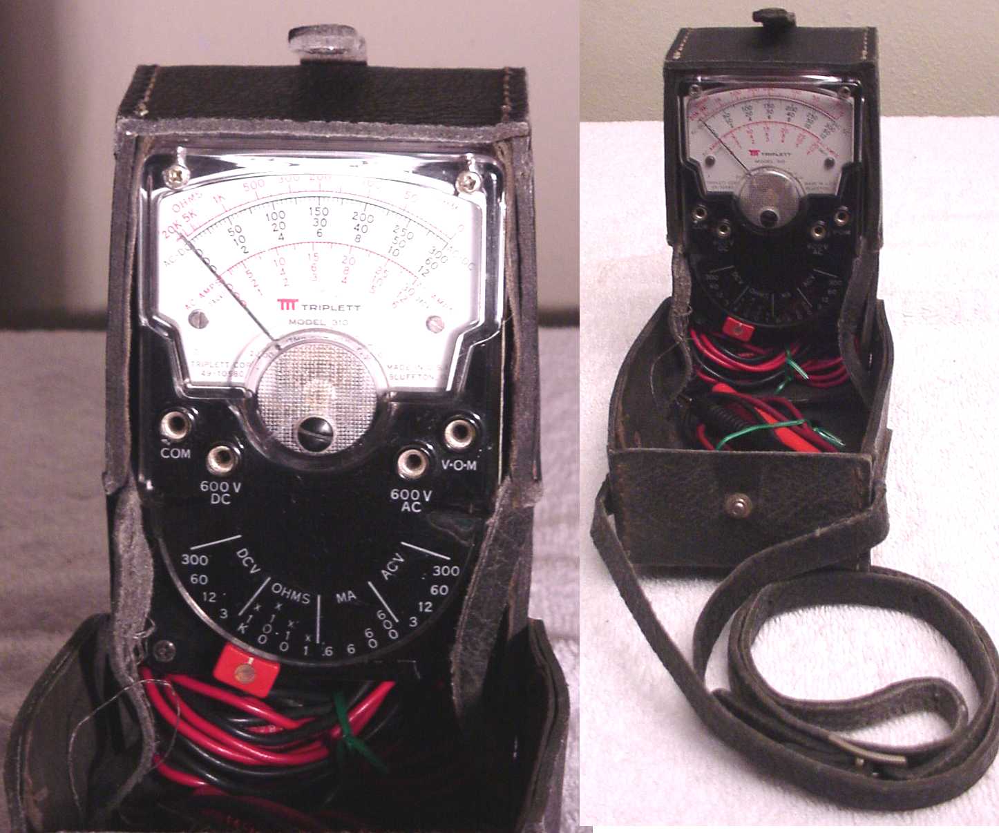 Used working Triplett 310vAnalog Volt Ohmeter vom meters